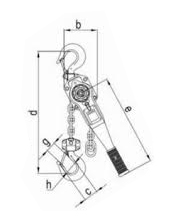 Talhas de alavanca Elevar - TAE - 3.2t